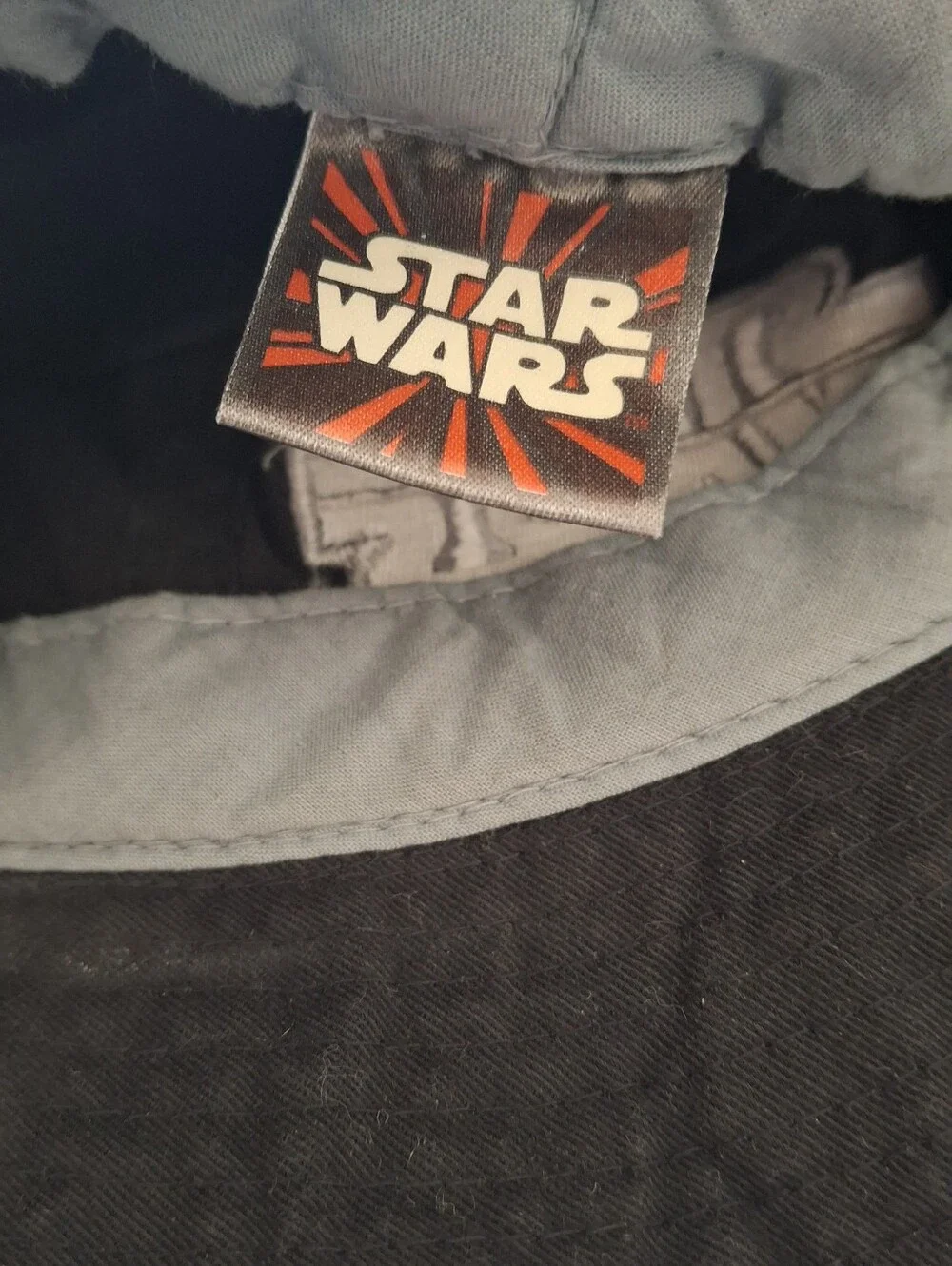 Star Wars Episode I Black Bucket Hat Boys Size 8-20